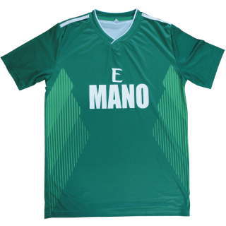 เสื้อฟุตบอลสีเขียวขี้ม้าพิมพ์ลายคล้ายเสื้อฟุตบอลทีมชาติเม็กซิโก2018