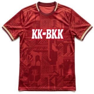 เสื้อกีฬา เสื้อทีมพนักงานสนามกีฬา สีแดง ดีไซน์สปอร์ต พิมพ์ซับลิเมชั่น ตัวอย่างผลงาน Sport Mighty