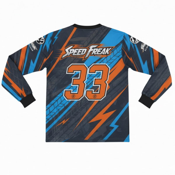 เสื้อทัวร์ริ่ง พิมพ์ลายเบอร์ 33 ด้านหลัง ผ้าไมโครโพลีเอสเตอร์ ระบายอากาศดี สำหรับทีมแข่งและกลุ่มขับรถเที่ยว