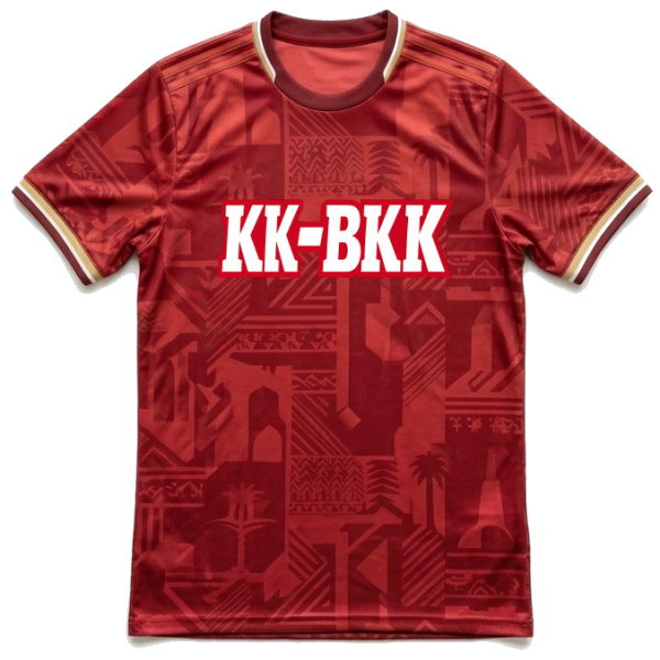 เสื้อกีฬา เสื้อทีมพนักงานสนามกีฬา สีแดง ดีไซน์สปอร์ต พิมพ์ซับลิเมชั่น ตัวอย่างผลงาน Sport Mighty