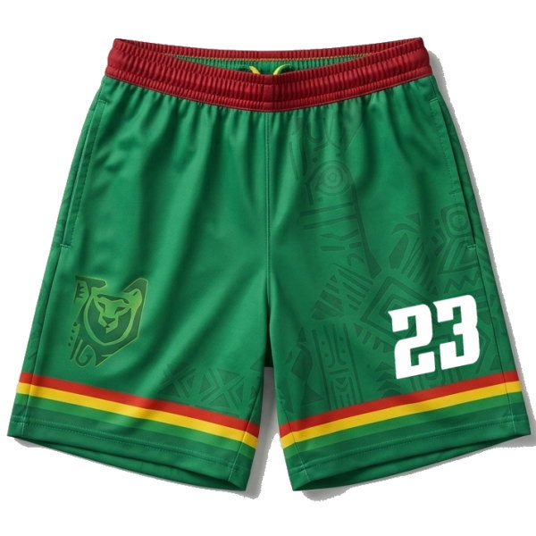 ชุดฟุตบอลสั่งทำ เสื้อและกางเกงลาย Rastafari สำหรับการแข่งขันฟุตบอล