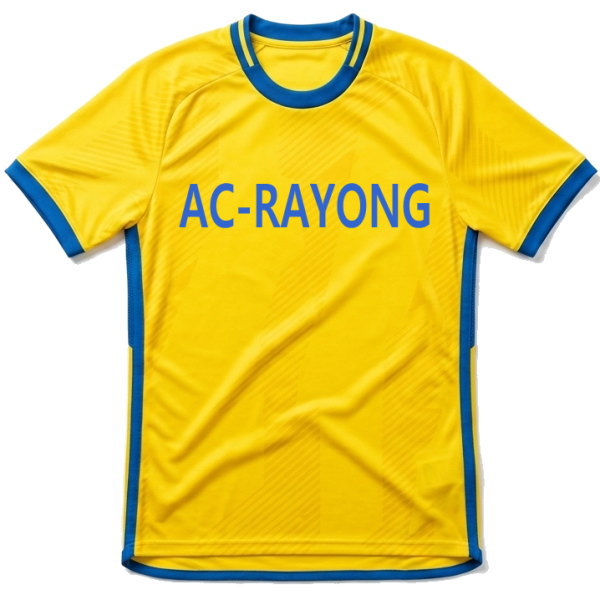 เสื้อฟุตบอลสีเหลืองน้ำเงินสไตล์ทีมชาติสวีเดน ผลิตโดย Sport Mighty